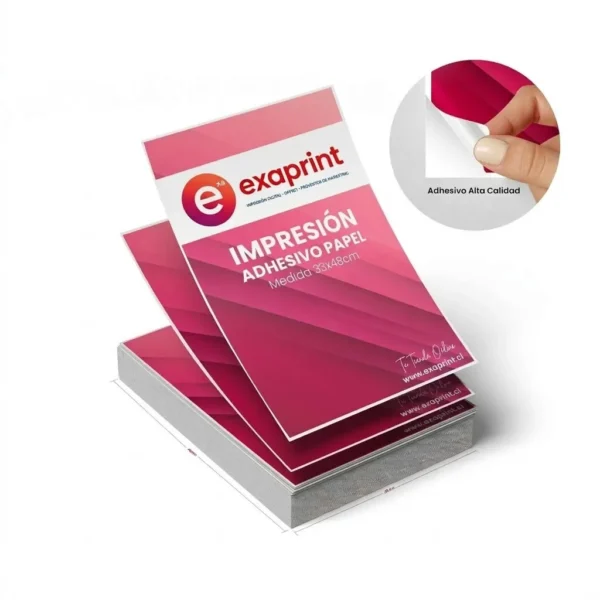 Adhesivo 33x48 cms (Impresión Digital)-exaprint-cl2