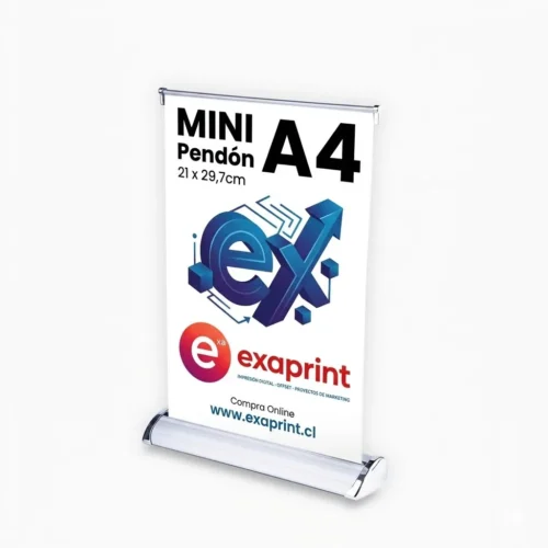 Impresión Pendones con Estructura--Mini Pendon A4