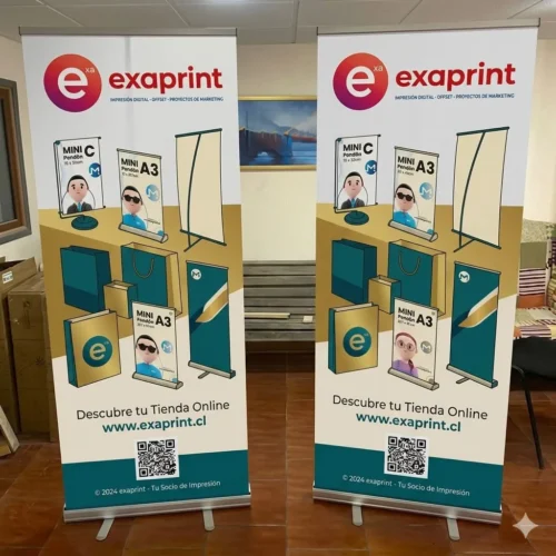 Impresión Pendones con Estructura--Pendón Roller 80x200