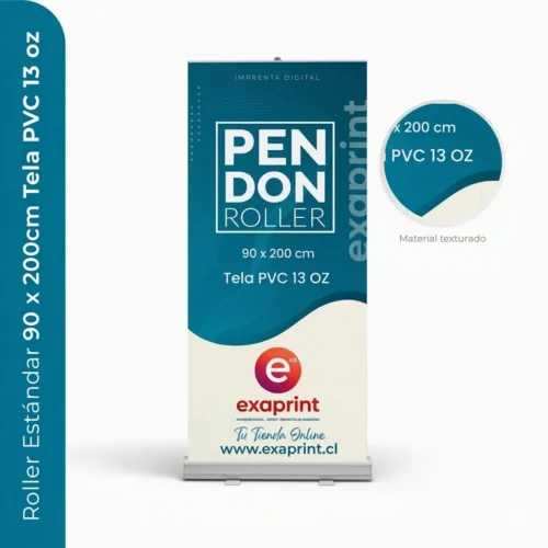 Impresión Pendones con Estructura--Pendón Roller 90x200cms