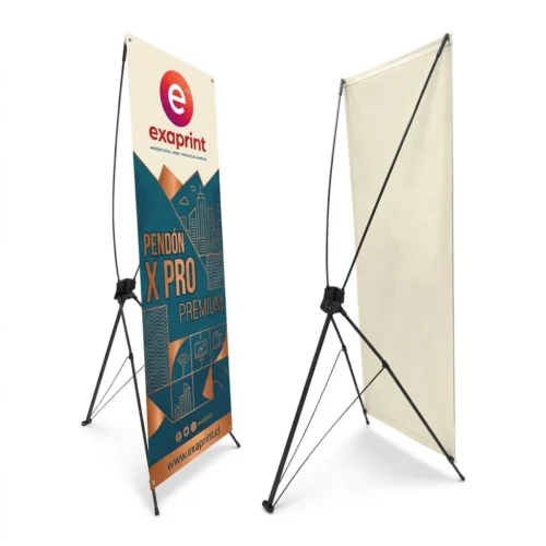 Impresión Pendones con Estructura--Pendon X Pro
