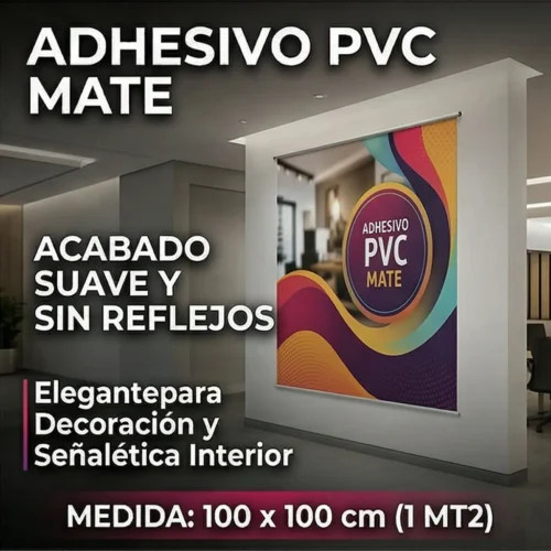 Letreros Publicitarios-Adhesivos Pvc mate