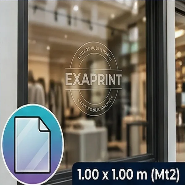 Letreros Publicitarios-Adhesivos Pvc transparente