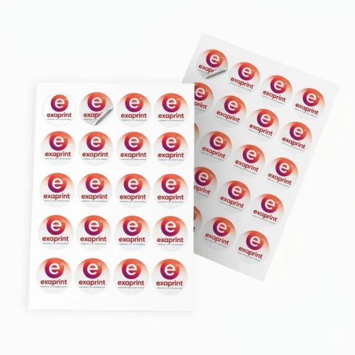 Stickers Papel Circulares (Etiquetas Estándar)