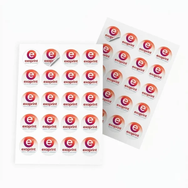 Stickers Papel Circulares (Etiquetas Estándar)