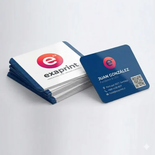 Tarjetas Premium Cuadrada Despunte