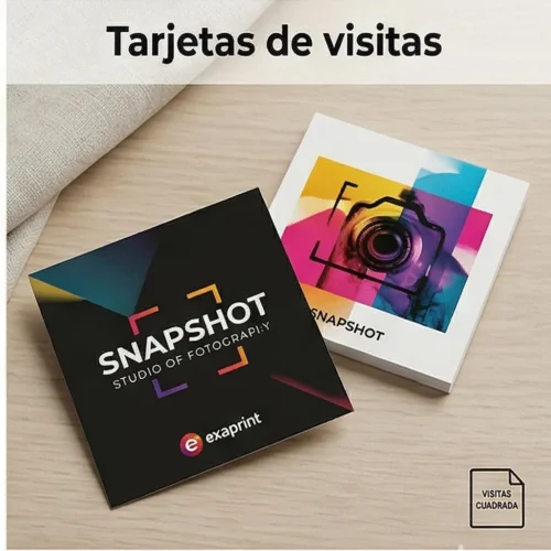 Tarjetas de visita cuadrada