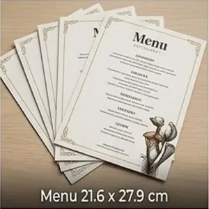 cartas menu