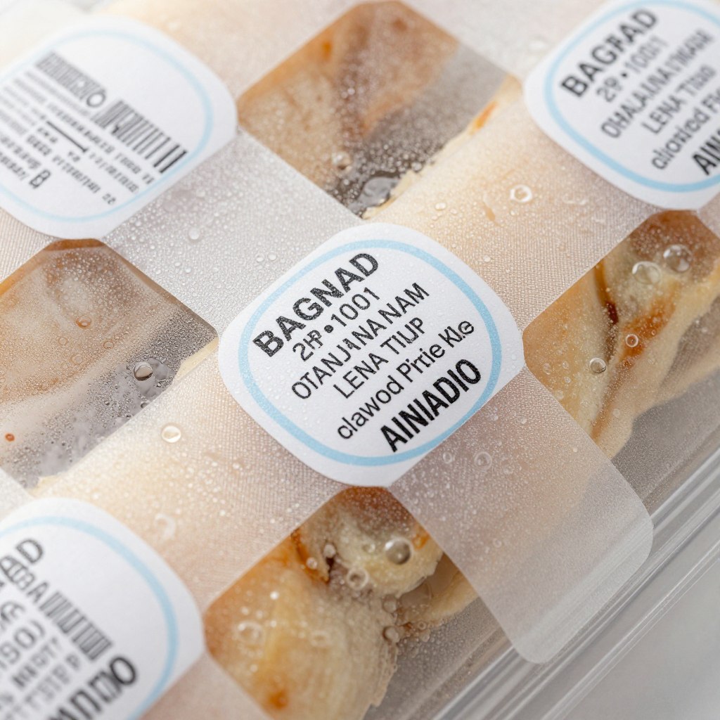 Etiquetas adhesivas para productos refrigerados