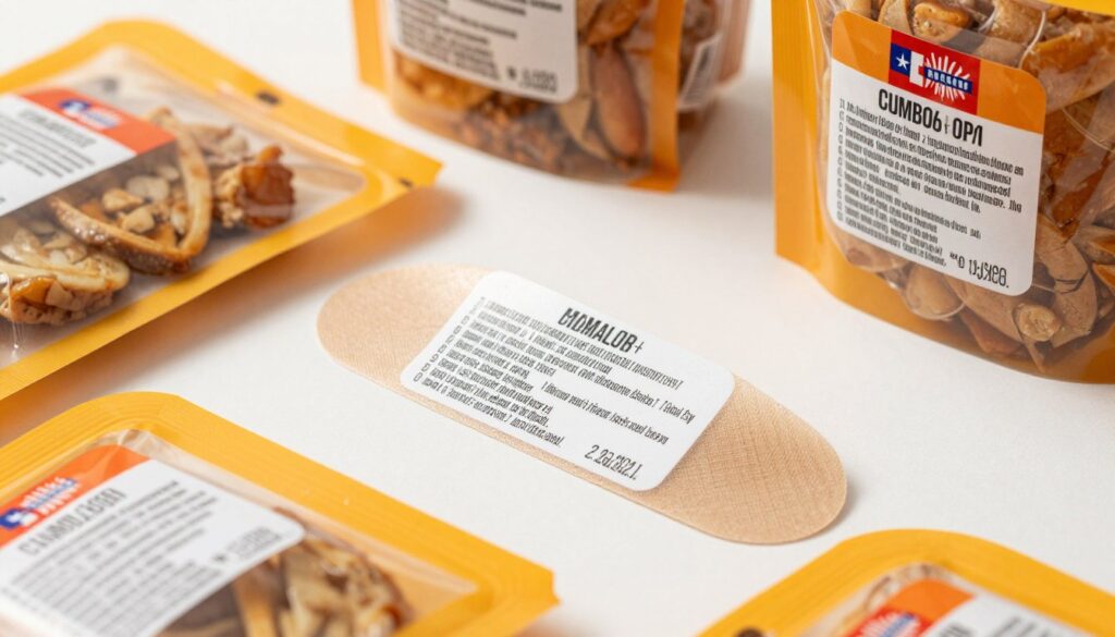 Etiquetas para productos alimenticios con normativa chilena