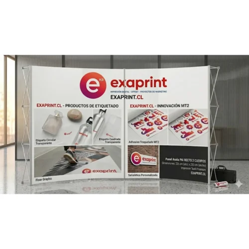 Impresión Pendones con Estructura--PANEL ARAÑA 2 CUERPOS