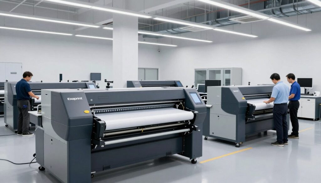 Instalaciones de Exaprint imprenta en Chile con tecnología moderna